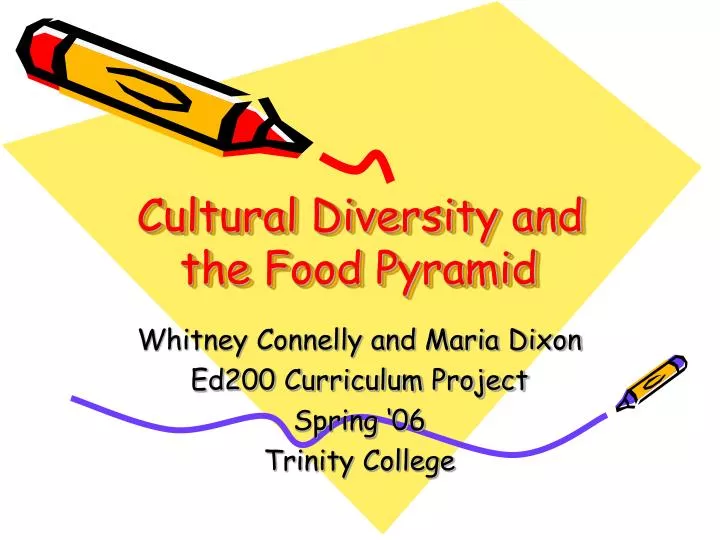 cultural diversity and the food pyramid
