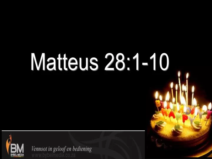 matteus 28 1 10