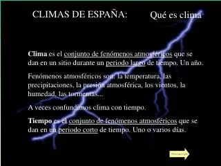 qu es clima