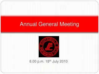 Annual General Meeting