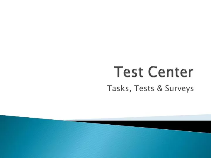 test center