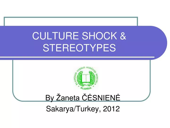 culture shock stereotypes
