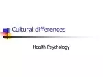 Cultural differences - slide 1