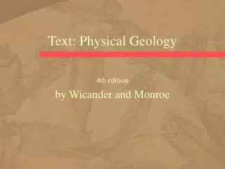Text: Physical Geology