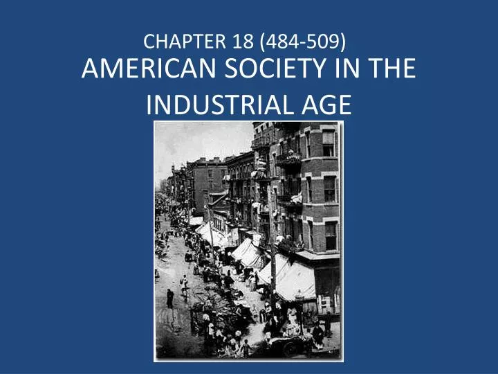 american society in the industrial age