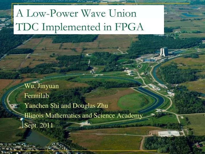 a low power wave union tdc implemented in fpga