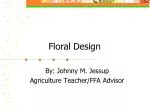Floral Design - slide 1