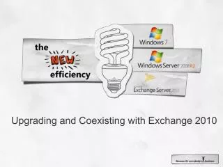 Upgrading and Coexisting with Exchange 2010