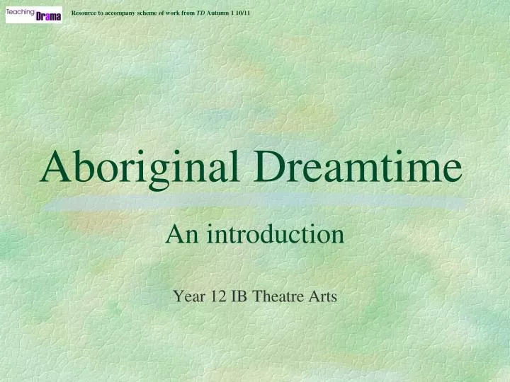 aboriginal dreamtime