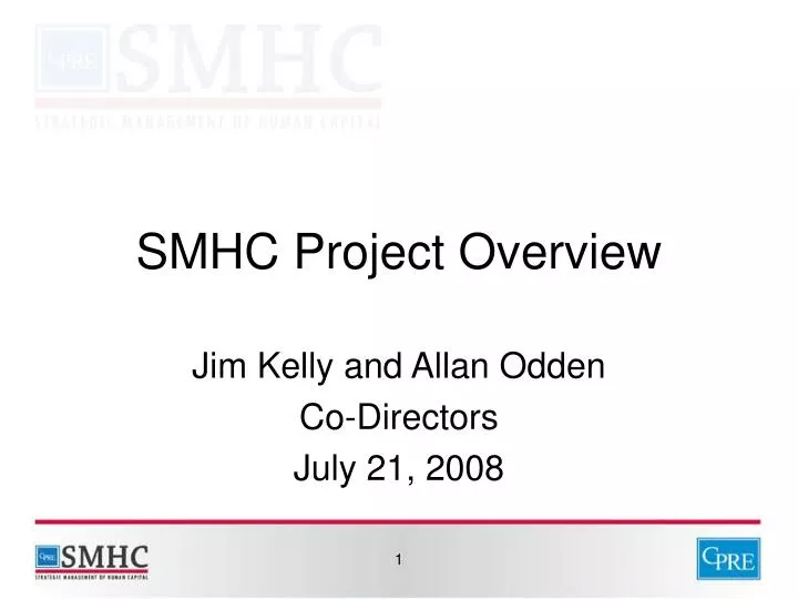 smhc project overview