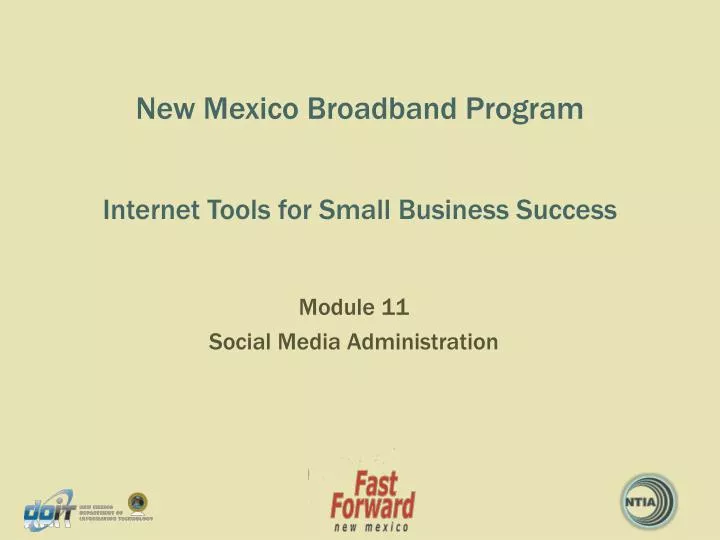 new mexico broadband program internet tools for small b usiness success