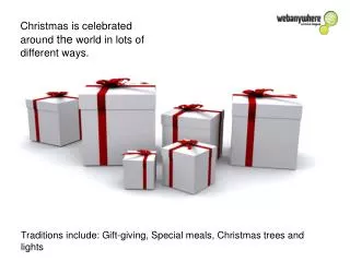 Christmas is celebrated around the world in lots of different ways.