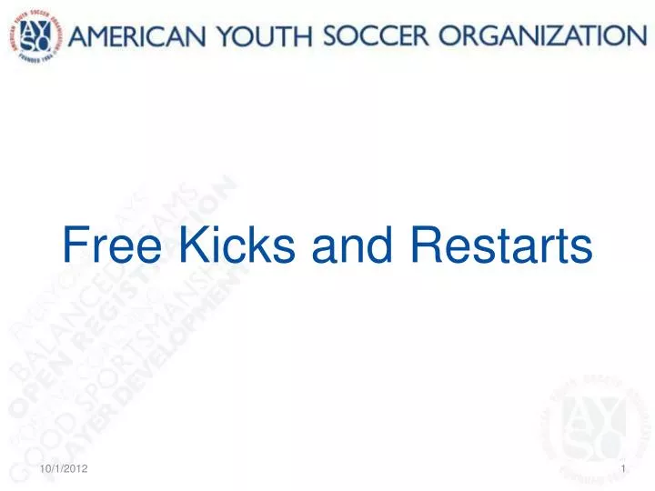 free kicks and restarts