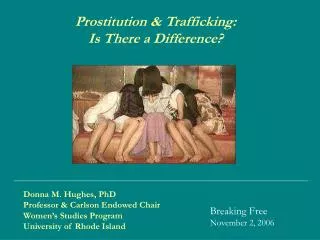 Prostitution &amp; Trafficking: Is There a Difference?