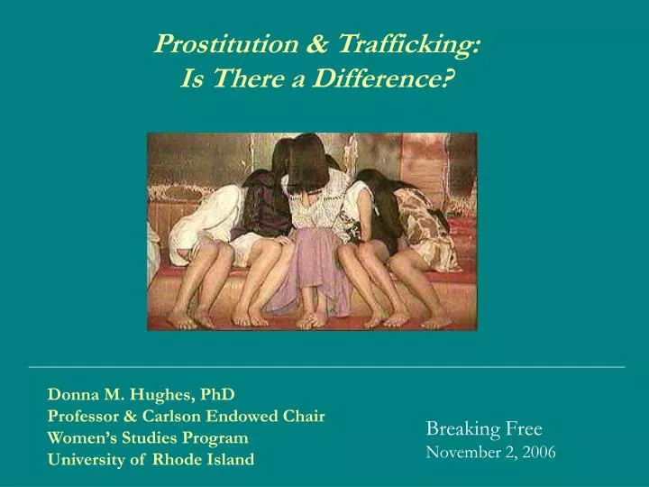 prostitution trafficking is there a difference