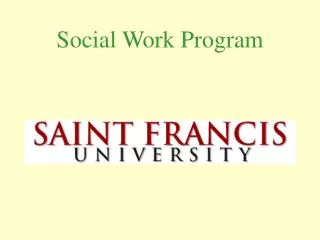 Social Work Program