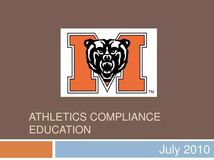 athletics compliance education