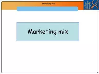 marketing mix