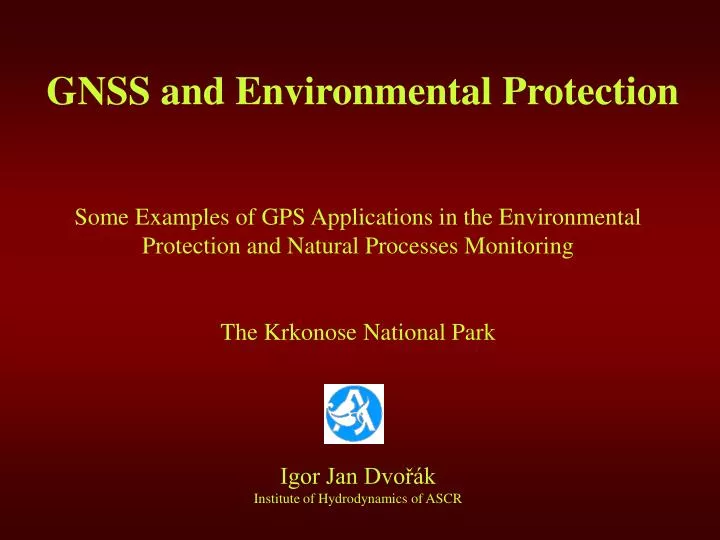 gnss and environmental protection