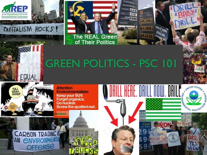 green politics psc 101
