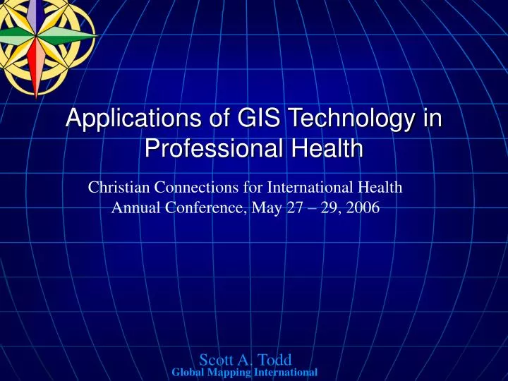 applications of gis technology in professional health