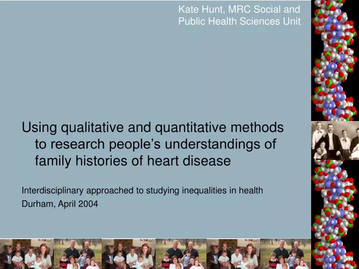 kate hunt mrc social and public health sciences unit