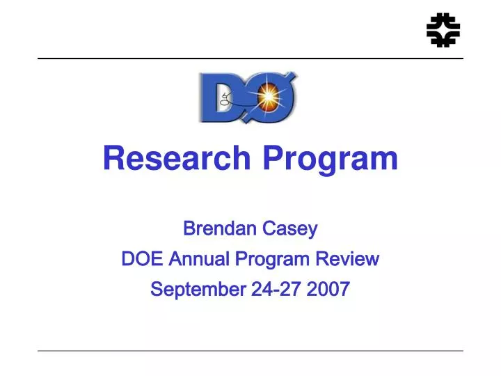 research program