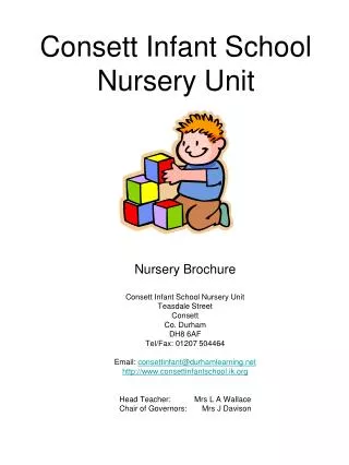 Consett Infant School Nursery Unit