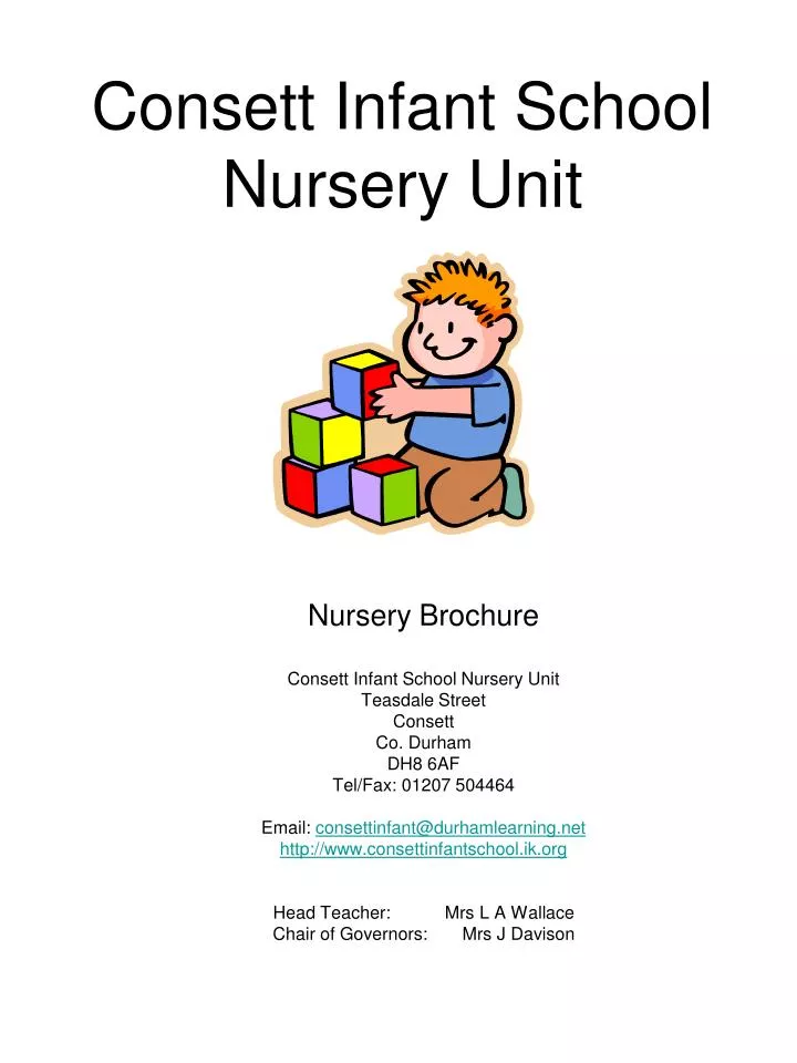 consett infant school nursery unit