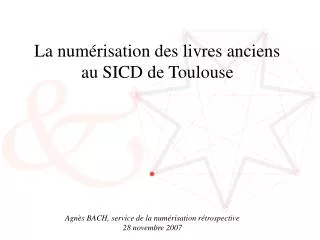 la num risation des livres anciens au sicd de toulouse