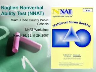 Naglieri Nonverbal Ability Test (NNAT)