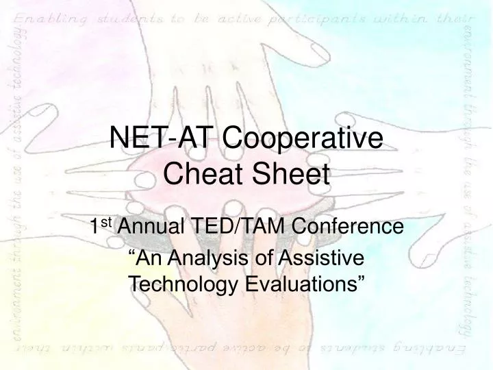 net at cooperative cheat sheet