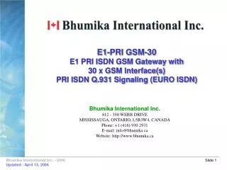 E1-PRI GSM-30 E1 PRI ISDN GSM Gateway with 30 x GSM Interface(s) PRI ISDN Q.931 Signaling (EURO ISDN)