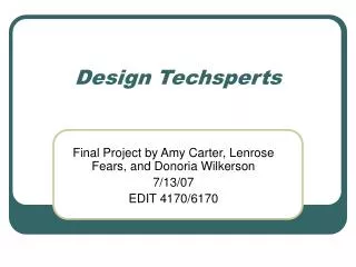 Design Techsperts