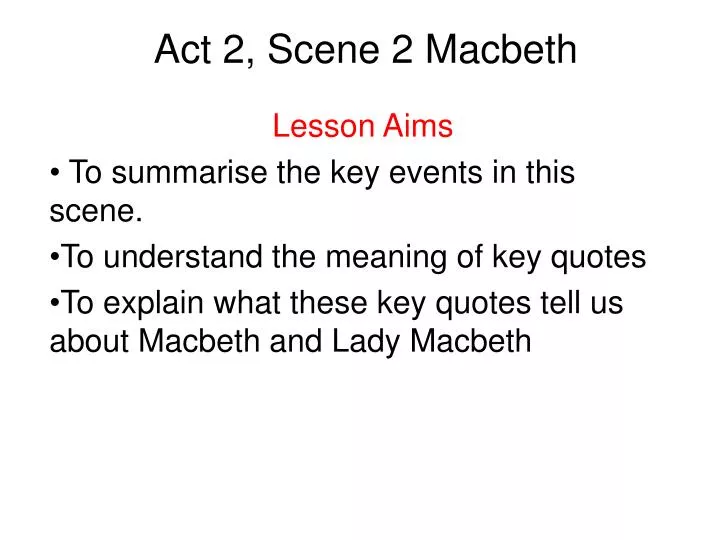 act 2 scene 2 macbeth
