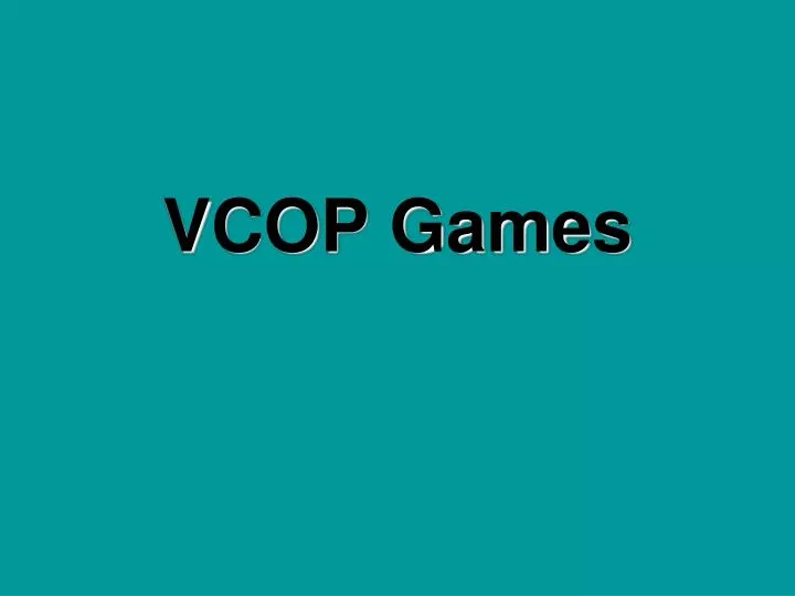 vcop games