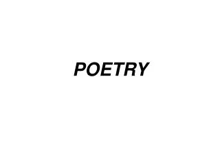 poetry