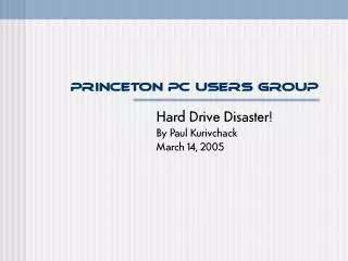 Princeton PC Users Group