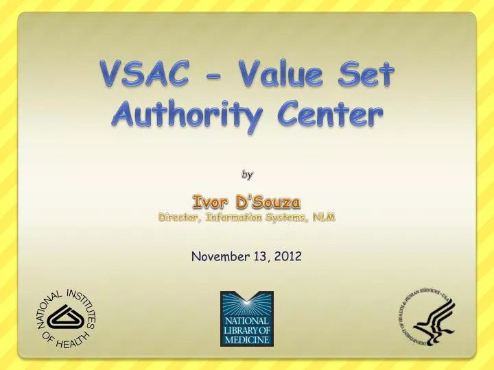 vsac value set authority center