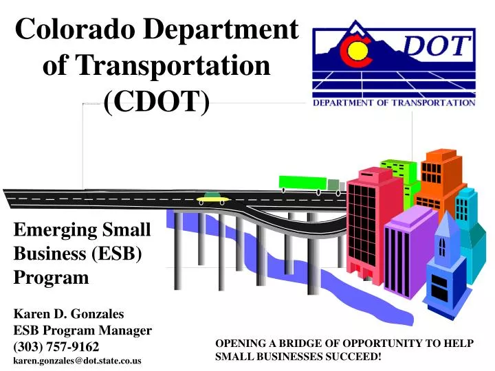 colorado department of transportation cdot