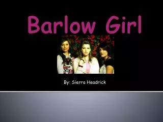 Barlow Girl