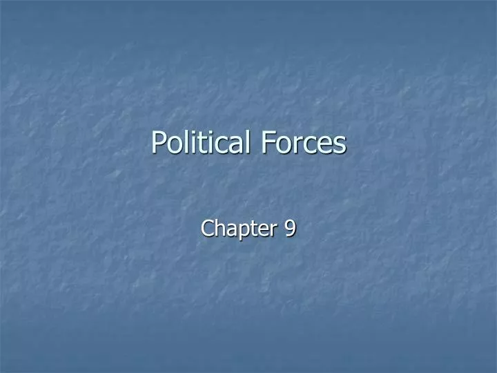 political forces