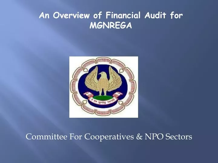 committee for cooperatives npo sectors