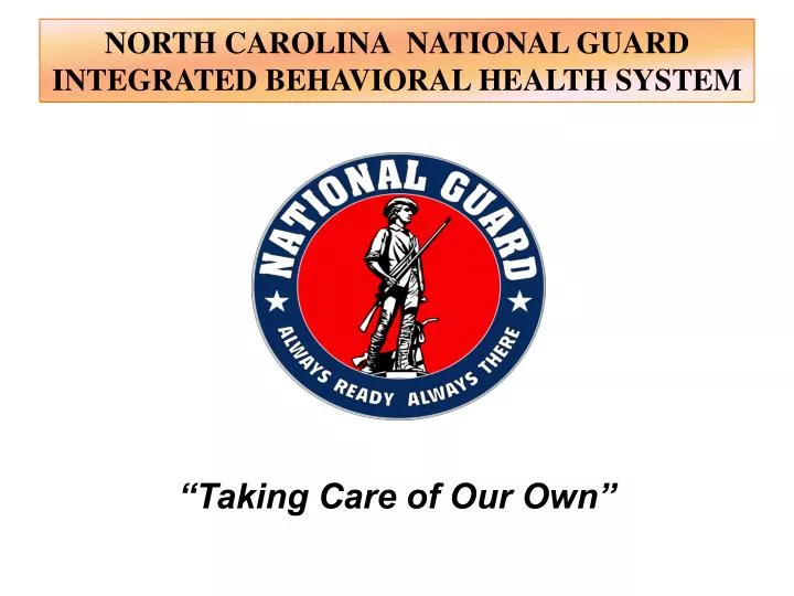 north carolina national guard integrated behavioral health system
