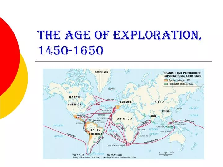 the age of exploration 1450 1650
