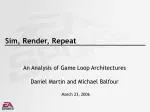 Sim, Render, Repeat - slide 1