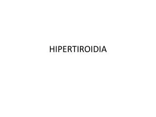 hipertiroidia