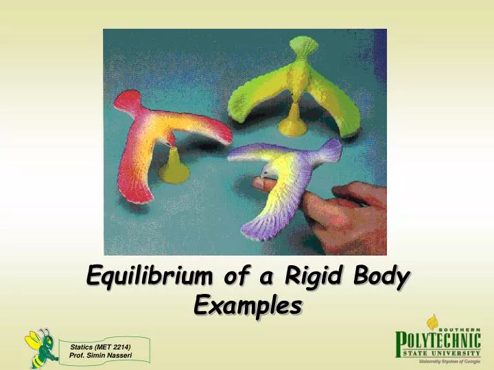 equilibrium of a rigid body examples