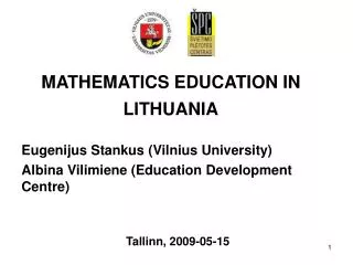 MATHEMATICS EDUCATION IN LITHUANIA