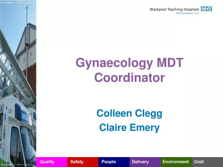 gynaecology mdt coordinator
